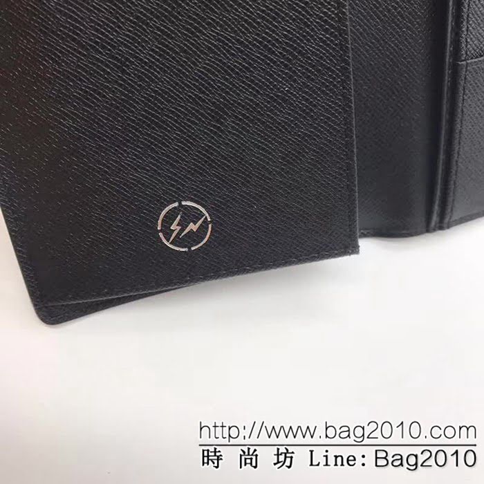 路易威登LV頂級原單 M64438 MonogramEclipse帆布風格硬朗Brazza錢夾 ZY1077